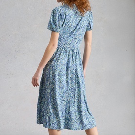 Leah Printed Flared Dress