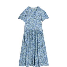 Leah Printed Flared Dress