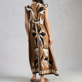 Lorna Printed Flared Dress