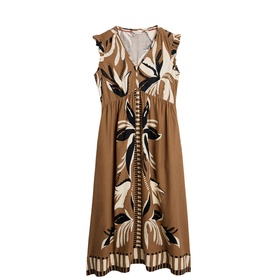 Lorna Printed Flared Dress