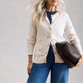 Lulu Embroidered Heart Cardigan