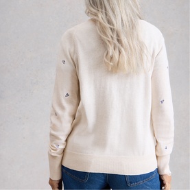 Lulu Embroidered Heart Cardigan