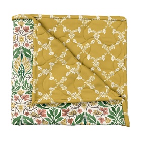 Little Chintz Throw Green