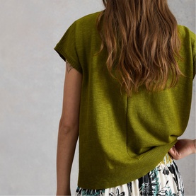 Nova Ribbed Trim Top