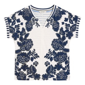 Nelly Notch Floral T-Shirt