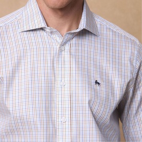 Nephin Check Print Shirt