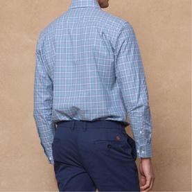 Nephin Check Print Shirt