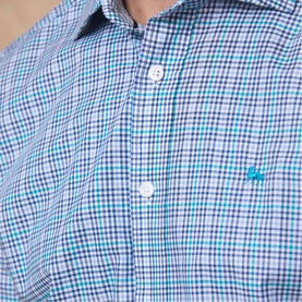 Nephin Check Print Shirt