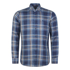 Nephin Linen Plaid Shirt