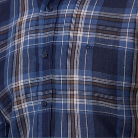 Nephin Linen Plaid Shirt