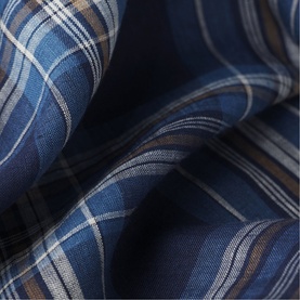 Nephin Linen Plaid Shirt