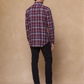 Nephin Linen Plaid Shirt