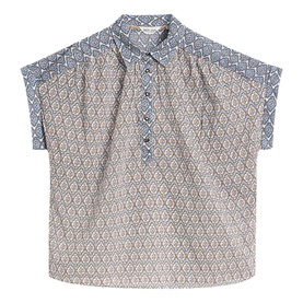 Orla Pop Over Printed Polo Shirt