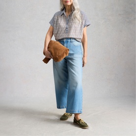 Orla Pop Over Printed Polo Shirt