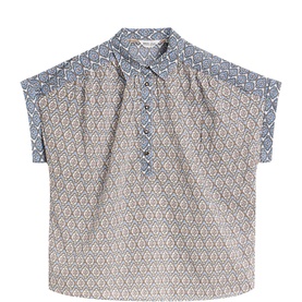 Orla Pop Over Printed Polo Shirt