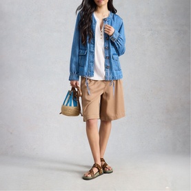 Poppy Button Front Blouse