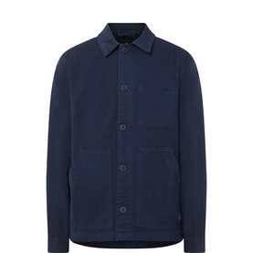 Chore Garment-Dyed Logo Overshirt