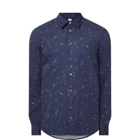 Casual Abstract Print Shirt