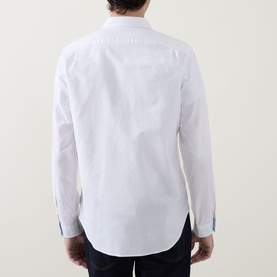 Contrast Button Tailored Fit Shirt