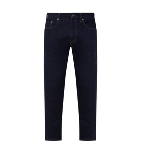 Mid-Rise Slim Fit Tapered Leg Jeans