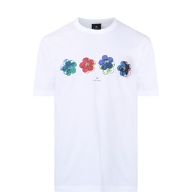 Flower Graphic Logo T-Shirt