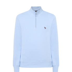 Zebra Logo Half-Zip Sweatshirt