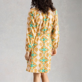 Petra Printed Mini Flared Dress