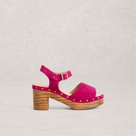 Phoebe Clog Block Heels