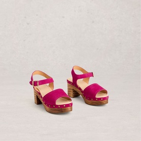 Phoebe Clog Block Heels