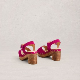 Phoebe Clog Block Heels