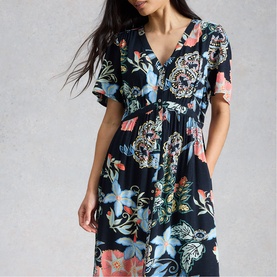 Phoebe Floral Flared Dress