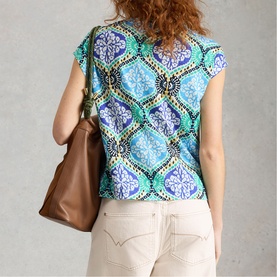 Rowan Printed Linen T-Shirt