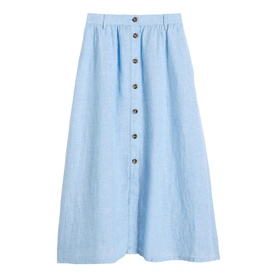 Riley Button Front Flared Skirt