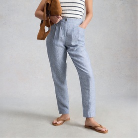 Rowena Linen Tapered Trousers