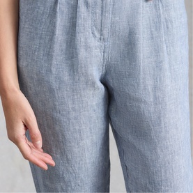 Rowena Linen Tapered Trousers