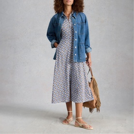 Rua Floral Flared Shirt Dress