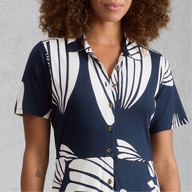 Rua Floral Flared Shirt Dress