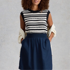 Sammie Striped Stitched Tank Top