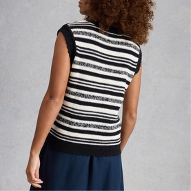 Sammie Striped Stitched Tank Top