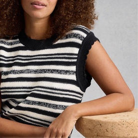 Sammie Striped Stitched Tank Top