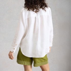 Sadie Boyfriend Linen Shirt