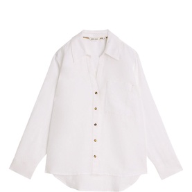 Sadie Boyfriend Linen Shirt