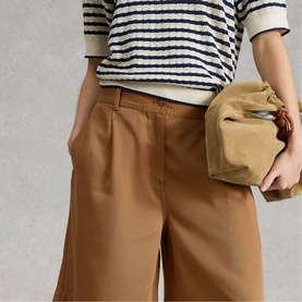 Sasha Pleated Wide Leg Shorts