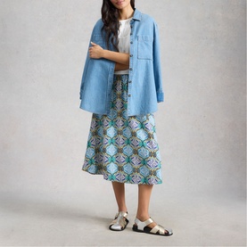 Shelly Printed Flared Skirt