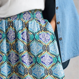 Shelly Printed Flared Skirt