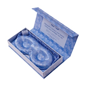 Pure Silk Contour Sleep Mask - Bluebelle