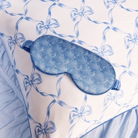 Pure Silk Contour Sleep Mask - Bluebelle