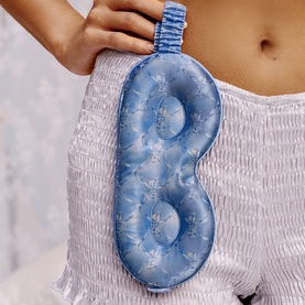 Pure Silk Contour Sleep Mask - Bluebelle