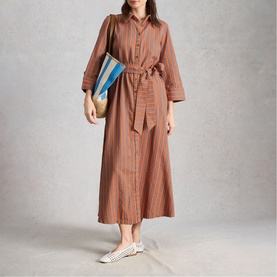 Soma Striped Shirt Dress