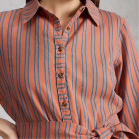 Soma Striped Shirt Dress